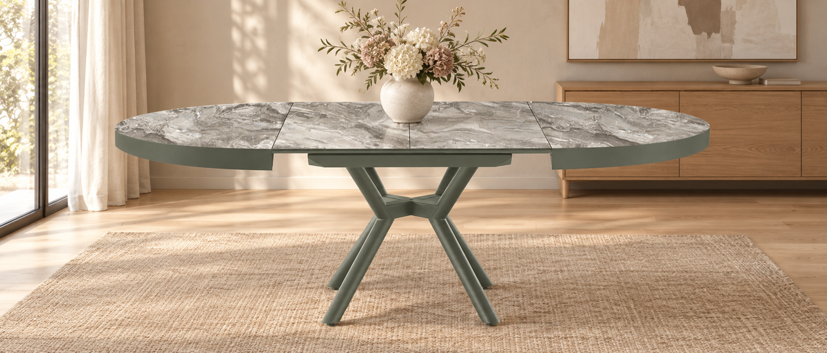 Capi extendable dining table 90–170 cm