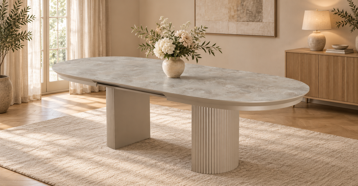 Como extendable dining table 200–290 cm