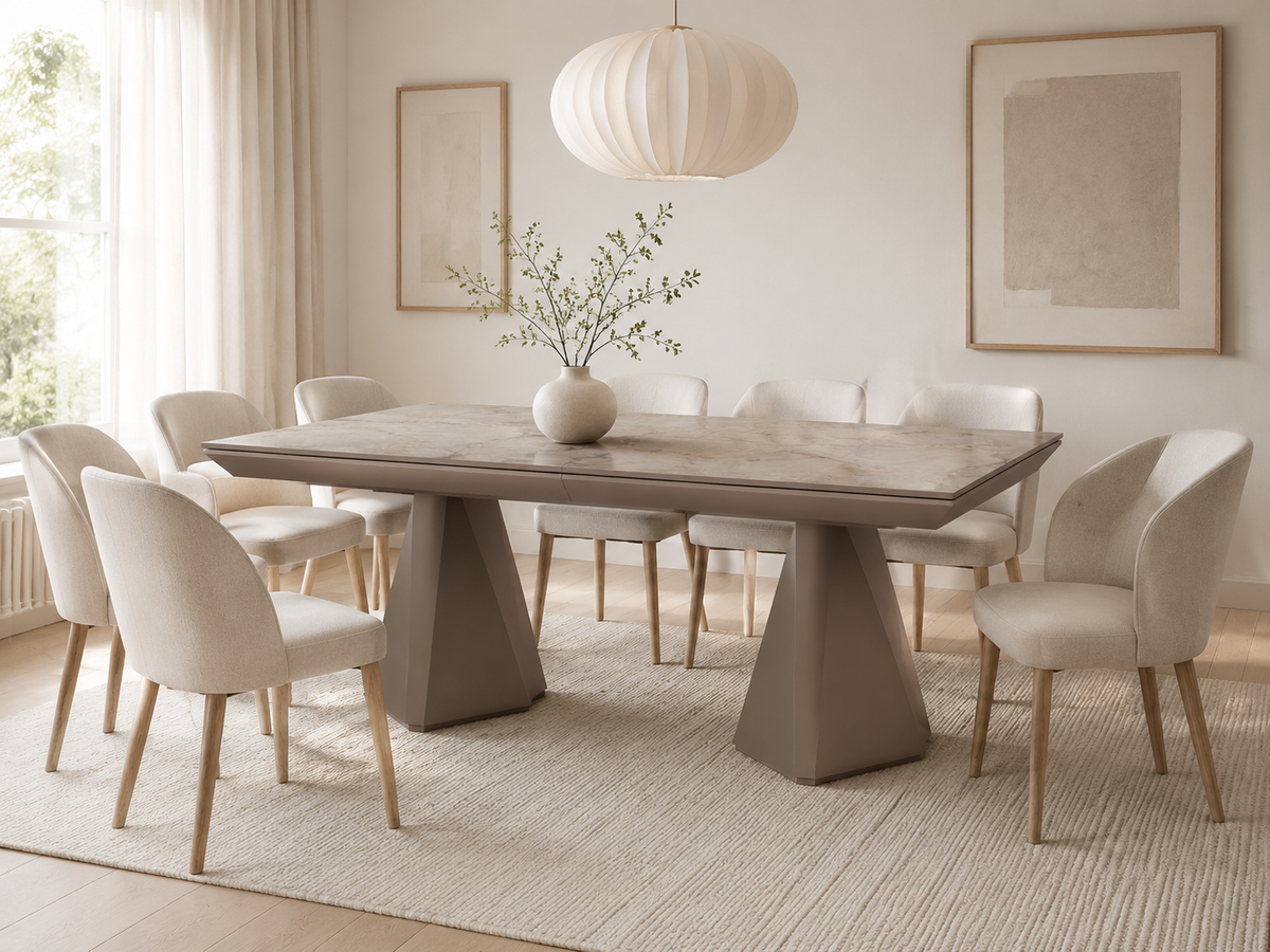 Diamond extendable dining table 200–400 cm