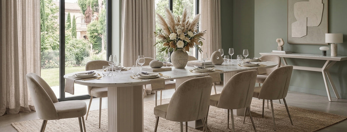 Master extendable dining table 130–322 cm