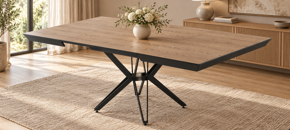 Panama extendable dining table 100–180 cm