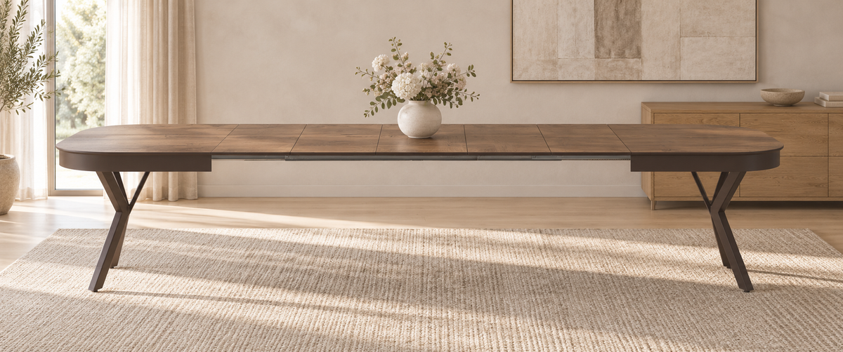 Parma extendable dining table 140–340 cm