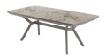 Titanium extendable dining table 180–260 cm