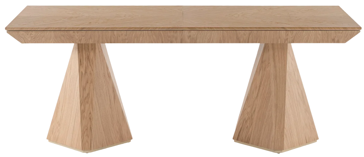 Diamond extendable dining table 200–400 cm – Natural oak