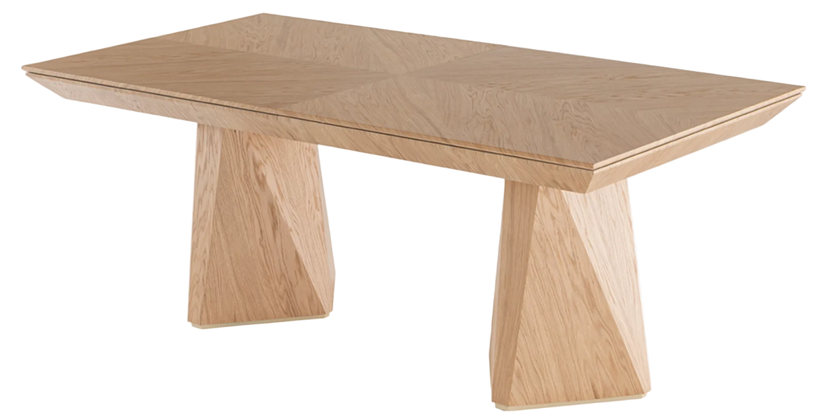 Diamond extendable dining table 200–400 cm – Natural oak